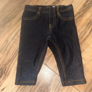 The Children's Place 24 MOS Dark Wash Denim Jeggings Pants Toddler Girl Elastic‎